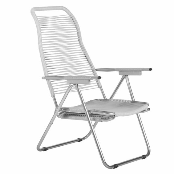 SPAGHETTI - Fauteuil Relax Pliant en Aluminium