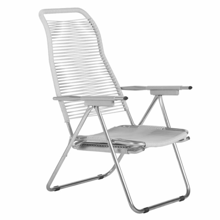 SPAGHETTI - Fauteuil Relax Pliant en Aluminium