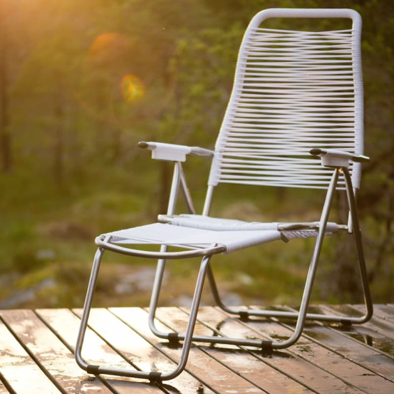 SPAGHETTI - Fauteuil Relax Pliant en Aluminium