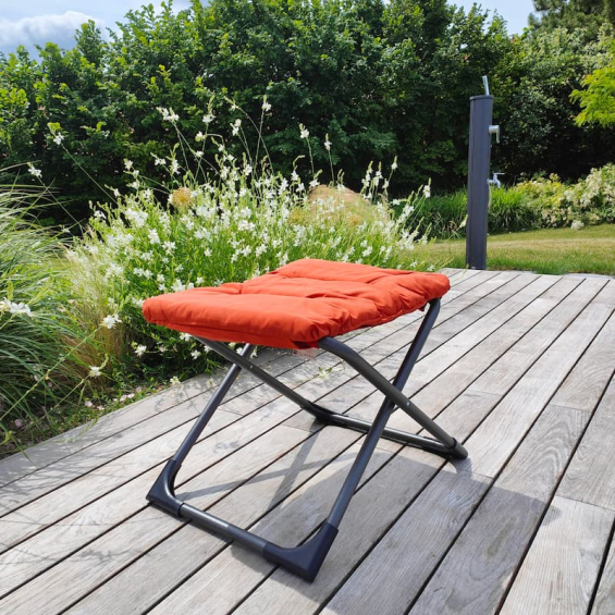 CHICO SOFT - Tabouret / Repose-Pieds en Aluminium