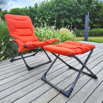 CHICO SOFT - Tabouret / Repose-Pieds en Aluminium