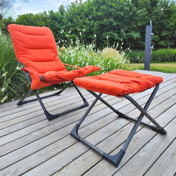 CHICO SOFT - Tabouret / Repose-Pieds en Aluminium