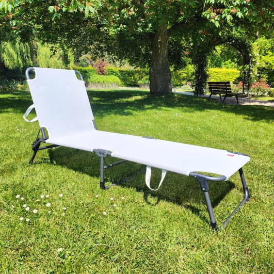 AMIGO - Bain de Soleil Pliant en Aluminium