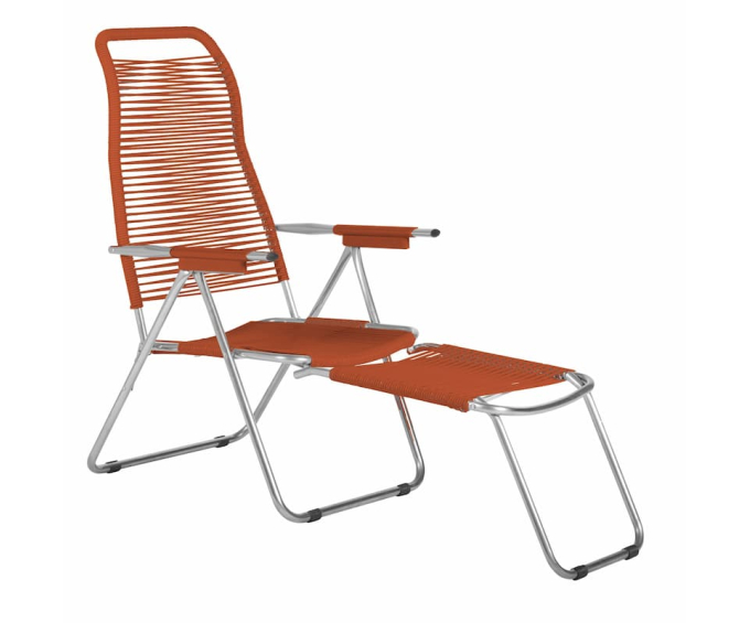 SPAGHETTI Aluminium Folding Lounge Chair